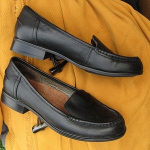 Hush Puppies Leather Slip on Loafers
